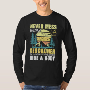 T-shirt Géocachage Au Trésor Géocache Ne Manque Jamais Ave