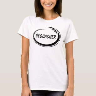 T-shirt Geocacher Black Splash