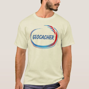 T-shirt Géocacher Bleu
