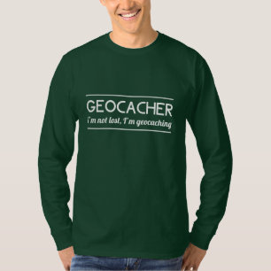 T-shirt Geocacher je suis non perdu moi suis Geocaching