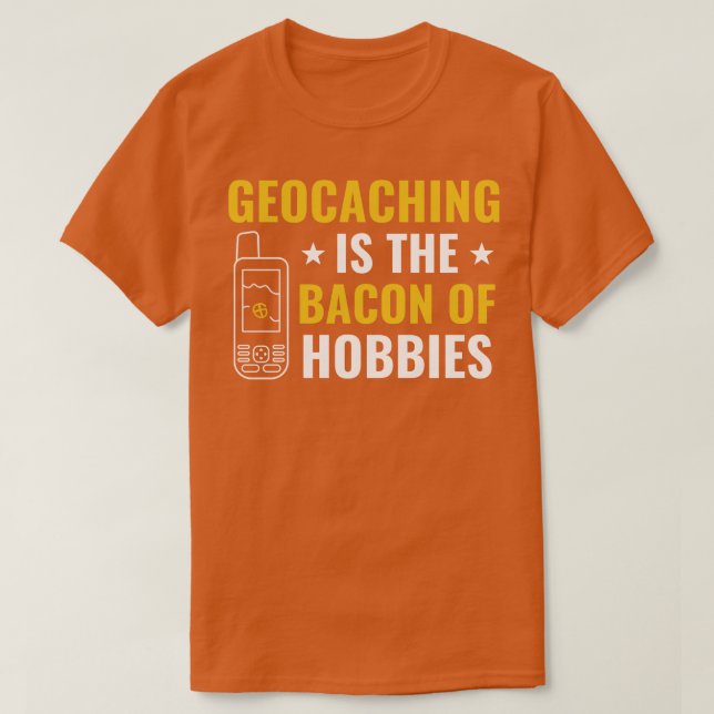 T-shirt Geocachers Geocaching est le phare de Hobbies Funn (Design devant)