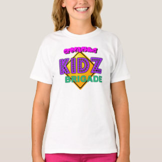T-shirt Géocaching d'enfants Kidz Brigade Graphique