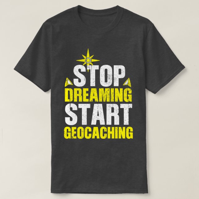 T-shirt Géocaching Disant (3) (Design devant)