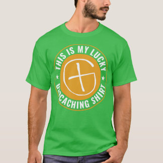 T-shirt Geocaching Funny Geocacher Voici mon Lucky Geocac