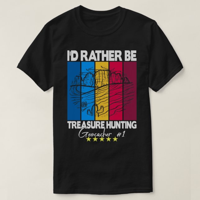 T-shirt Geocaching géocacher dire (1) (Design devant)