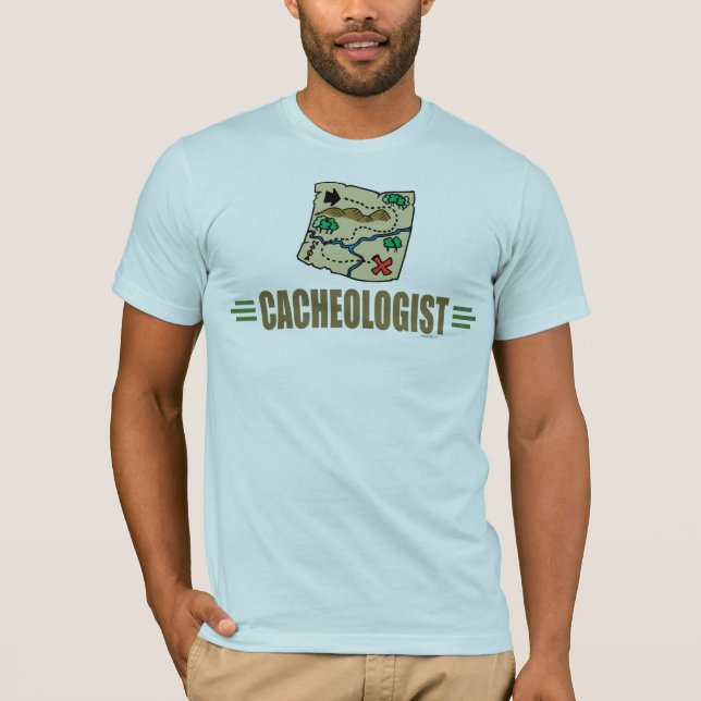 T-shirt Geocaching humoristique (Devant)