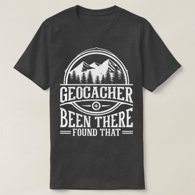 T-shirt Geocashing Geocahing Geocacher Geocache Geocache G (Design devant)