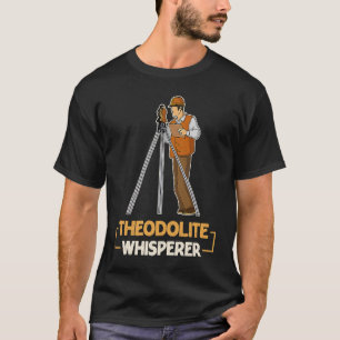 T-shirt géodésie de l'arpenteur ingénieur en arpentage thé