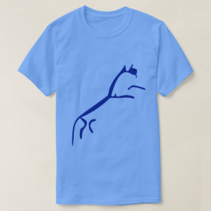 T-shirt Geoglyphe du Cheval bleu d'Uffington