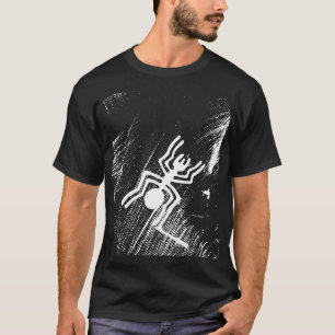 T-shirt Géoglyphes de Nazca Lines - Araignée blanche antiq