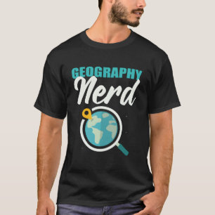 T-shirt Géographe Nerd Archéologue