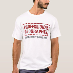 T-shirt Géographe professionnel