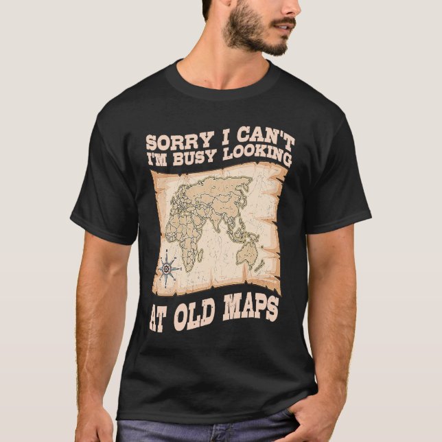 T-shirt Geographer World Map Cartographer Geography Geolog (Devant)