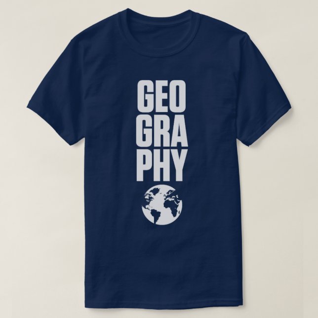 T-shirt Géographie (Design devant)