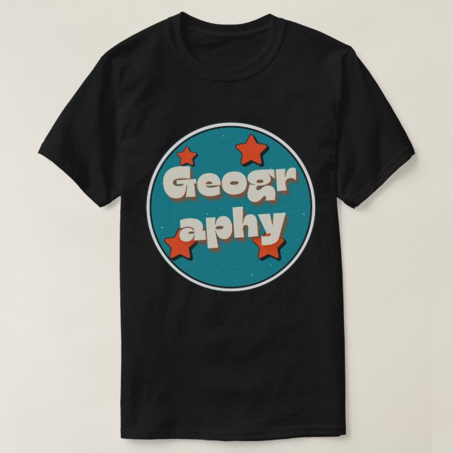 T-shirt Géographie (Design devant)