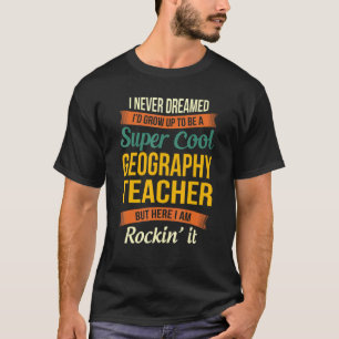 T-shirt Géographie Appréciation de l'enseignant
