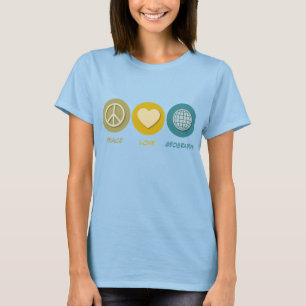T-shirt Géographie d'amour de paix