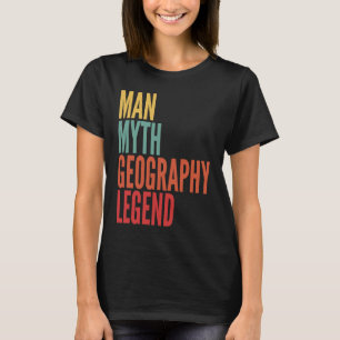 T-shirt Géographie Homme Mythe Géographie Légende