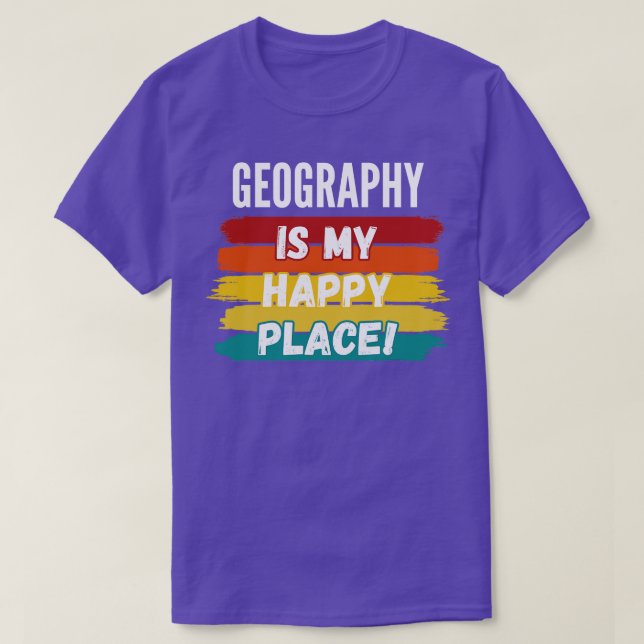 T-shirt Géographie Lover Cadeaux (Design devant)