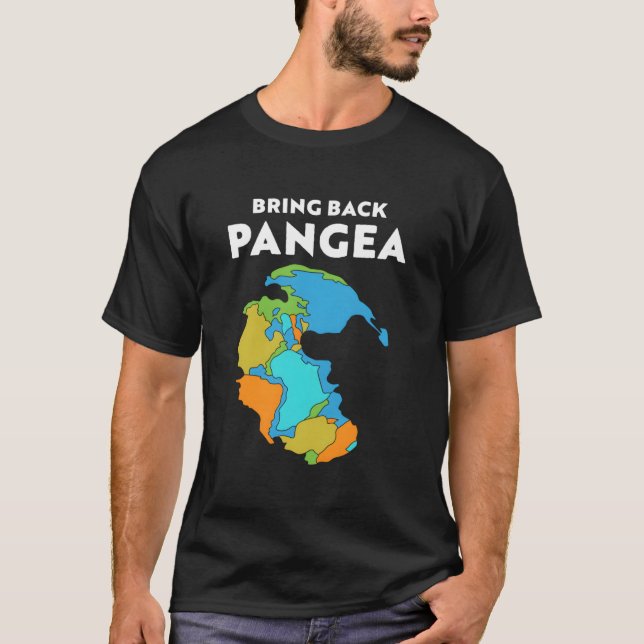 T-shirt Geography Geology Reunite Pangea (Devant)