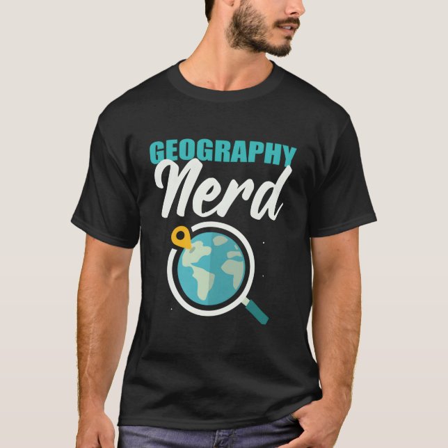 T-shirt Geography Nerd Archaeologist (Devant)
