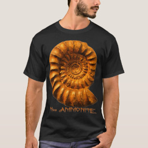 T-shirt géologie de l'ammonite