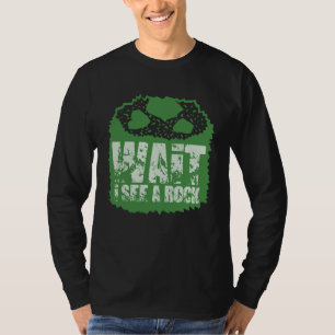 T-shirt Géologie Drôle - Attendez Je Vois Un Rocher