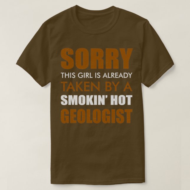 T-shirt Géologie drôle Chemise Couple Géologie Cadeaux (Design devant)