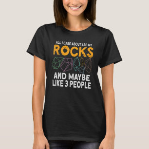 T-shirt Géologie Géologue Pierre Chasse de Roche Chasseur