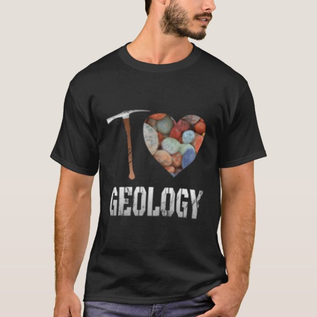 T-shirt Géologie I Love Géologie Eh Science Géologue (Devant)