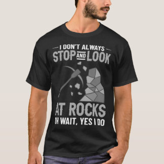 T-shirt Géologie Rockhoning Rock Geode Géologue Collecto