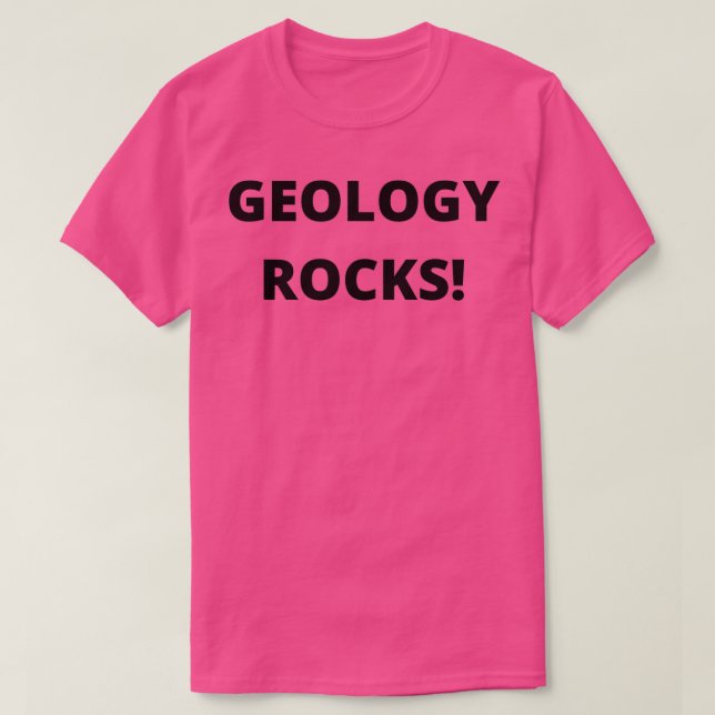 T-shirt géologie rocks (Design devant)