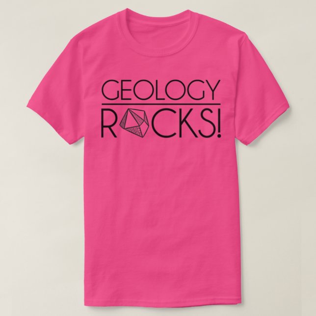 T-shirt Géologie Rocks 80 (Design devant)