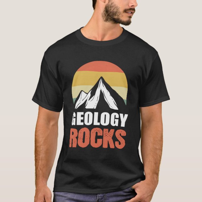 T-shirt Géologie Rocks Géologue (Devant)