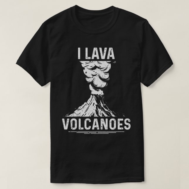 T-shirt Géologue des volcans de lave Rockhound (Design devant)