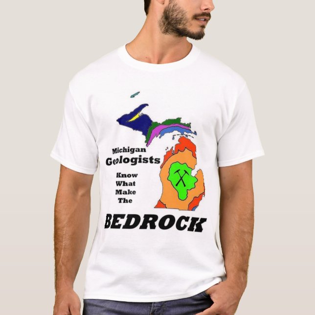 T-shirt Géologue du Michigan (Devant)