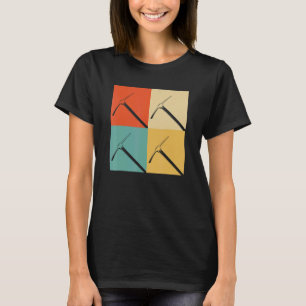 T-shirt Géologue Miner Vintage Retro Pick Ax