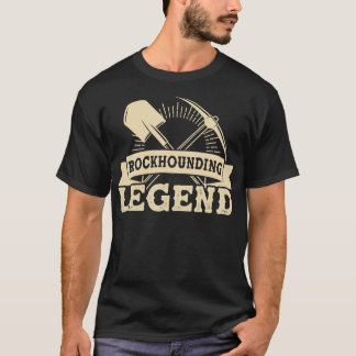 T-shirt Géologue Rockhoring Legend Rockhounder