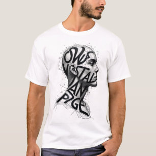 T-shirt GeoMan Linescape
