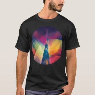 T-shirt Geometric Mountains Abstract Mountain Camping Adve
