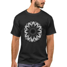 Geometric Sunflower Mandala Graphic