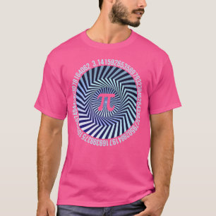 T-shirt Géométrie D'Illusion Optique Pi Jour Math Geek Ner