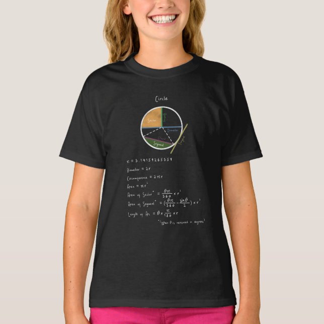 T-shirt Géométrie d'une géométrie circulaire (Devant)