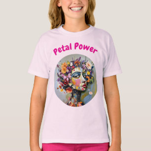 T-shirt "Géométrie florale" - Portrait botanique