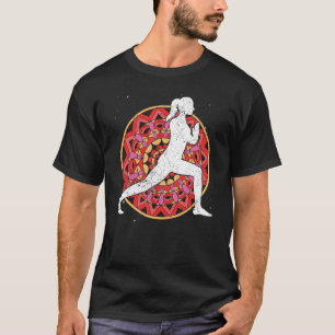 T-shirt Géométrie fractale de mandala Namaste Yogi Spiritu