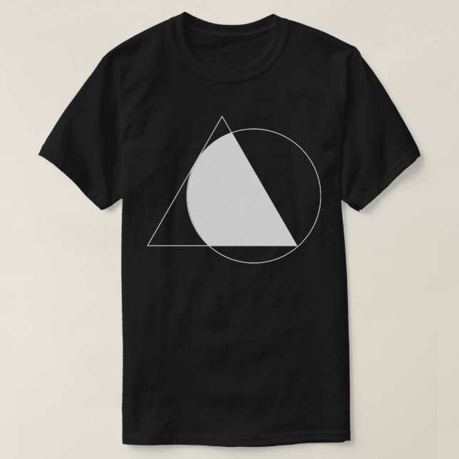 T-shirt géométrie minimale (Design devant)