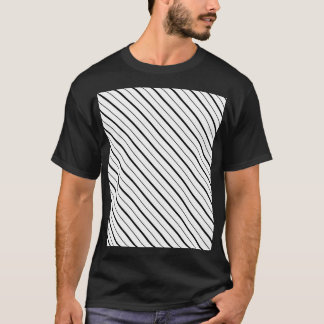 T-shirt Géométrie simple de ligne noire
