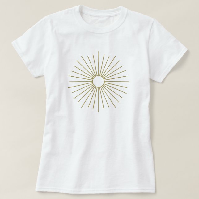 T-shirt Géométrie Sun (Design devant)