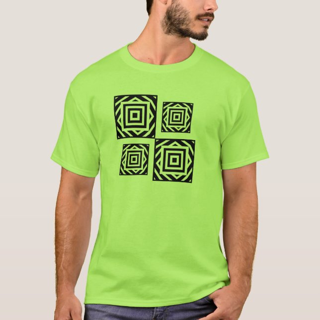 T-shirt géométrique (Devant)