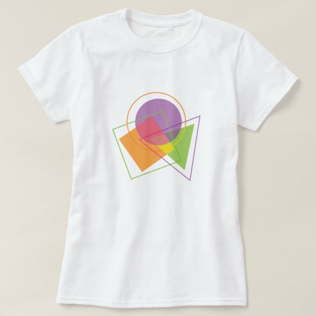 T-shirt Géométrique (Design devant)